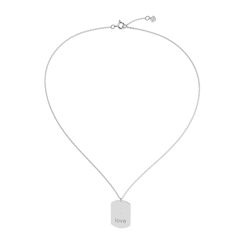 Náhrdelník s diamantem My Darling