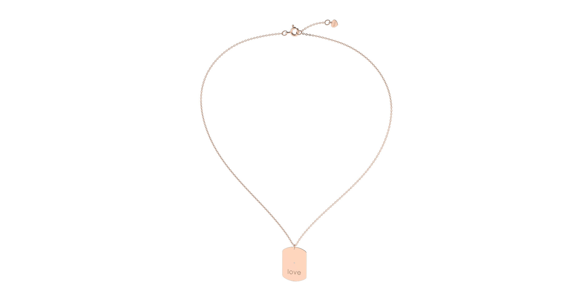 Náhrdelník s diamantem My Darling