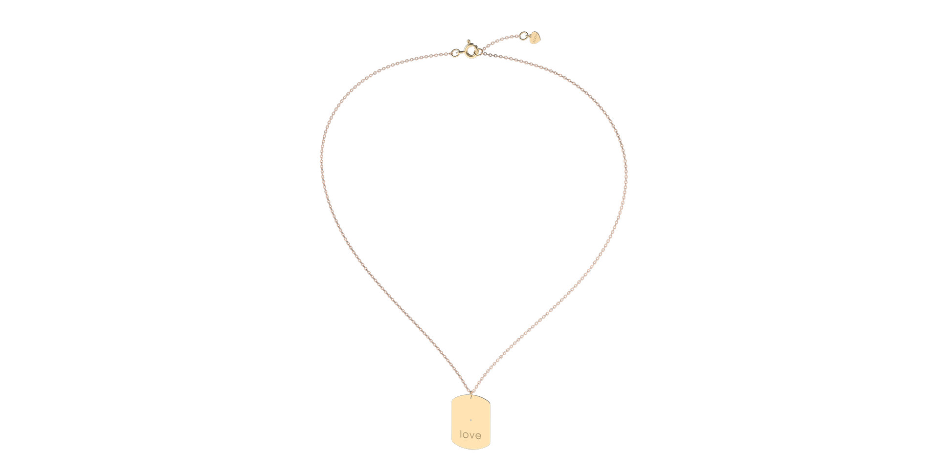 Náhrdelník s diamantem My Darling