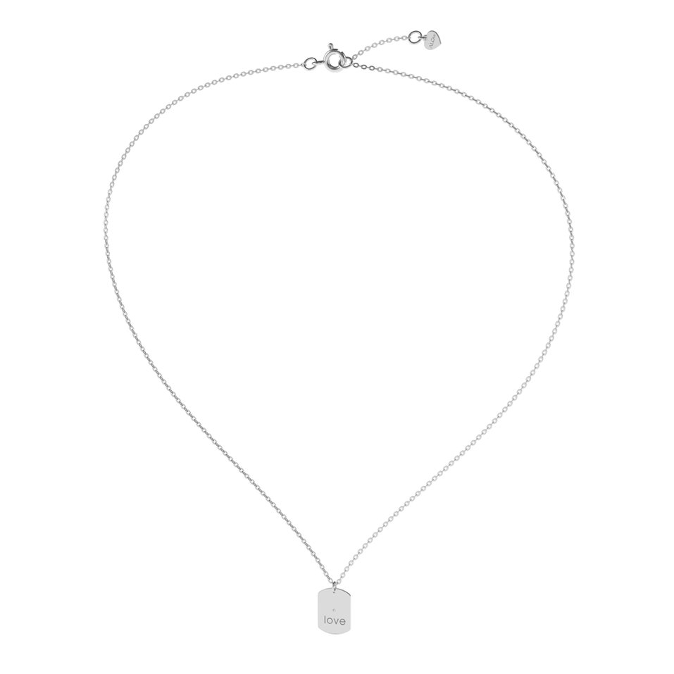 Náhrdelník s diamantem Diamond Amour