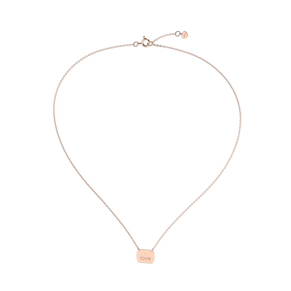 Náhrdelník s diamantem Forever Amour