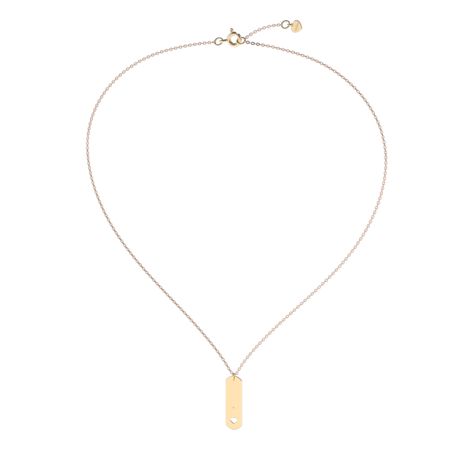 Náhrdelník s diamantem Angel Amour