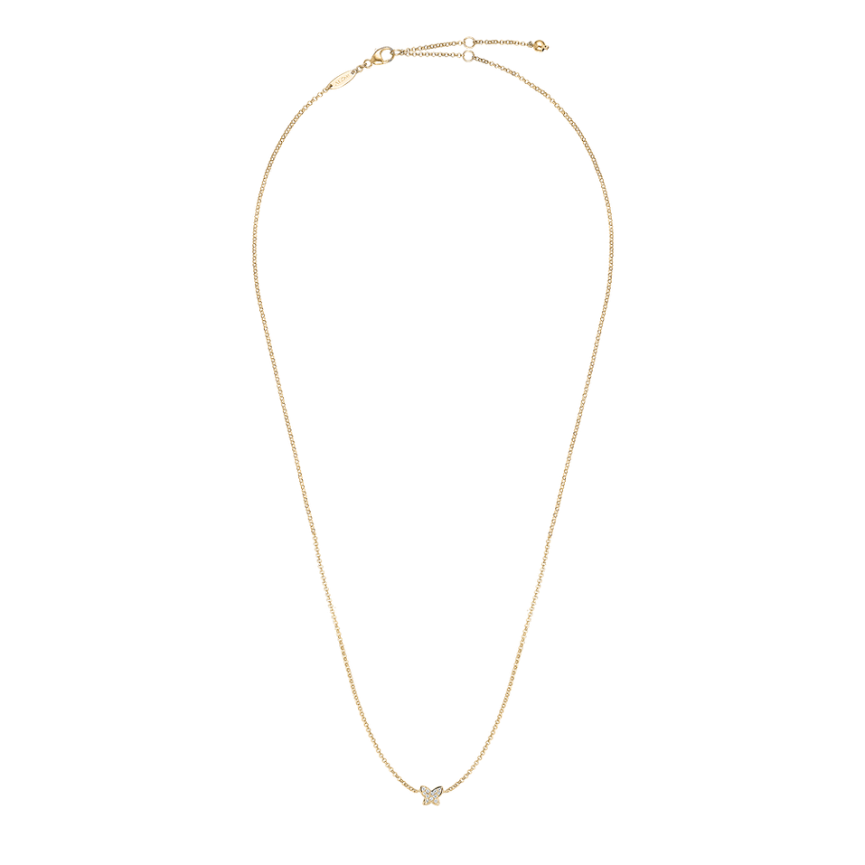 Náhrdelník s diamanty Magic Butterfly