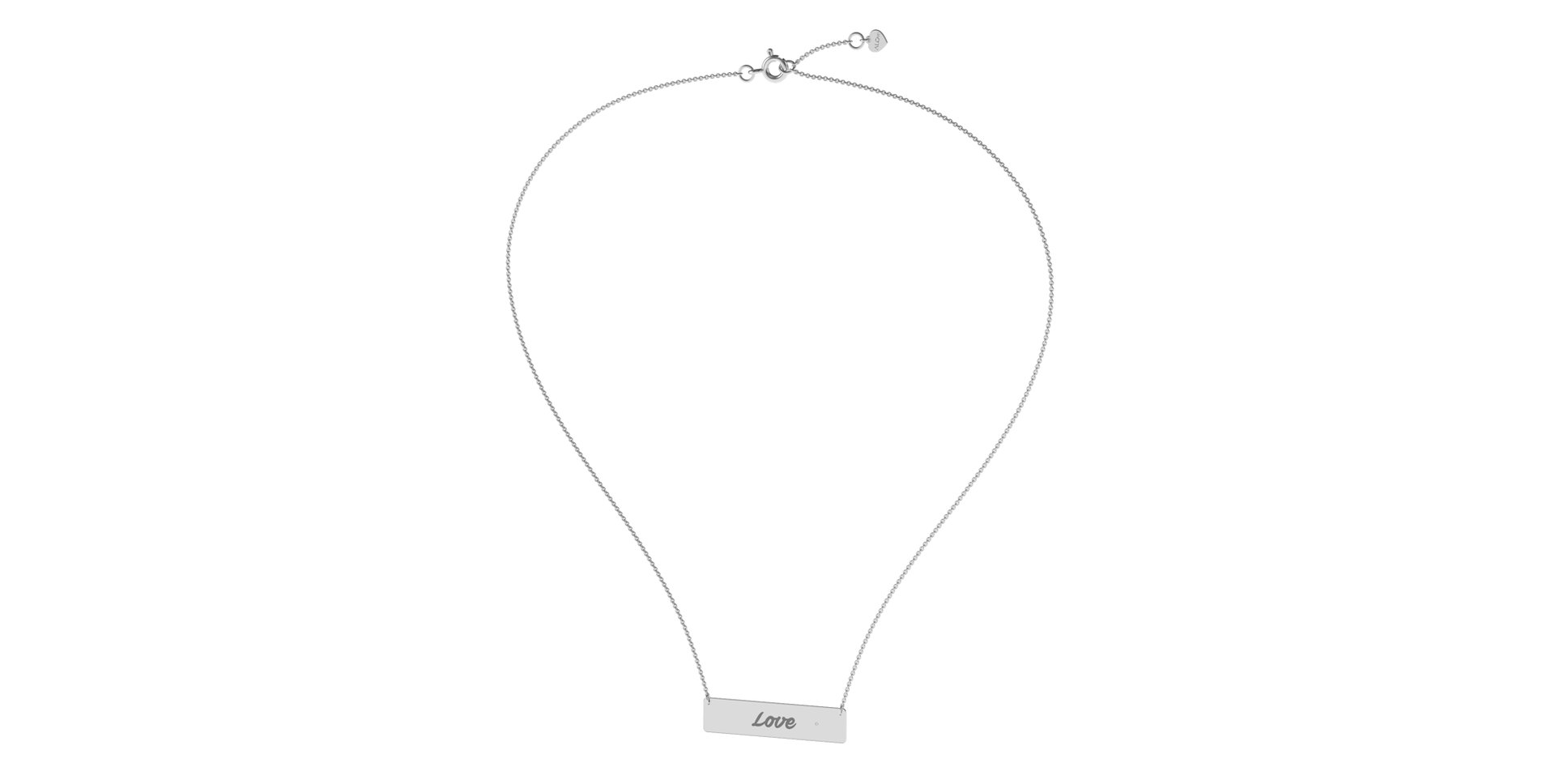 Náhrdelník s diamantem Forever Love