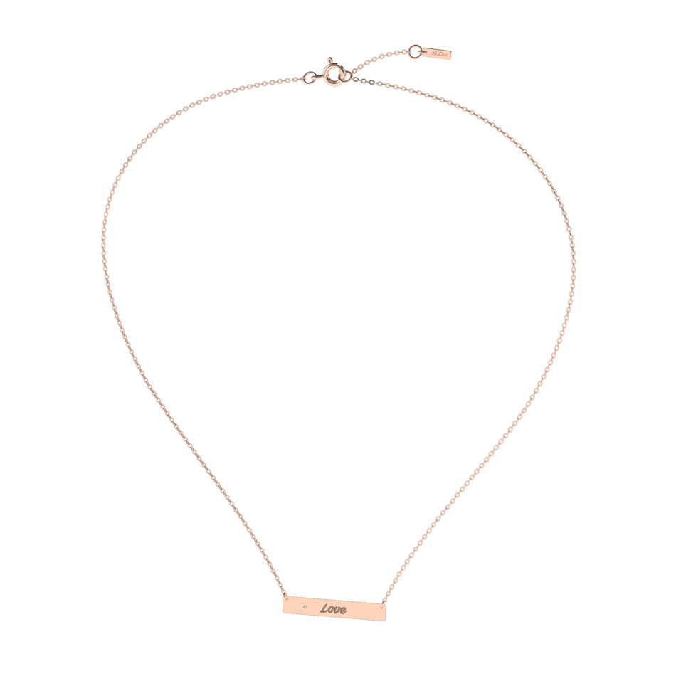 Náhrdelník s diamantem Forever Darling