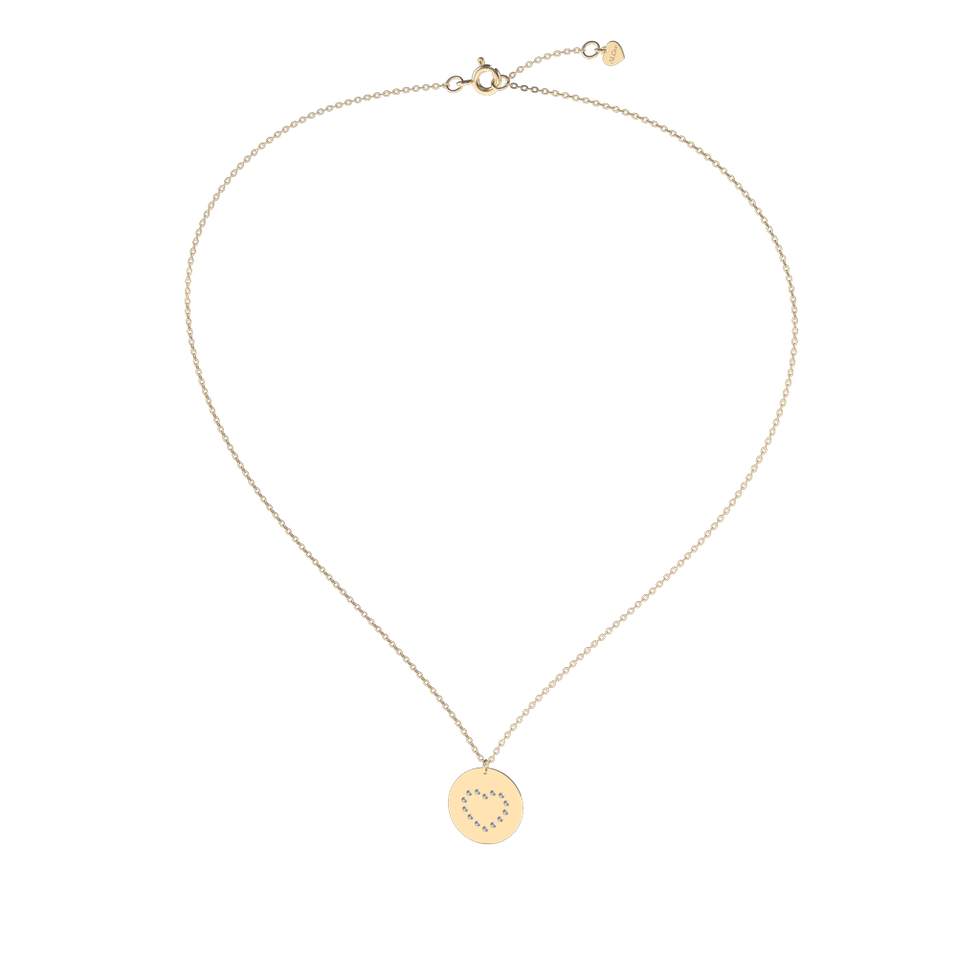 Náhrdelník s diamanty Diamonds Heart