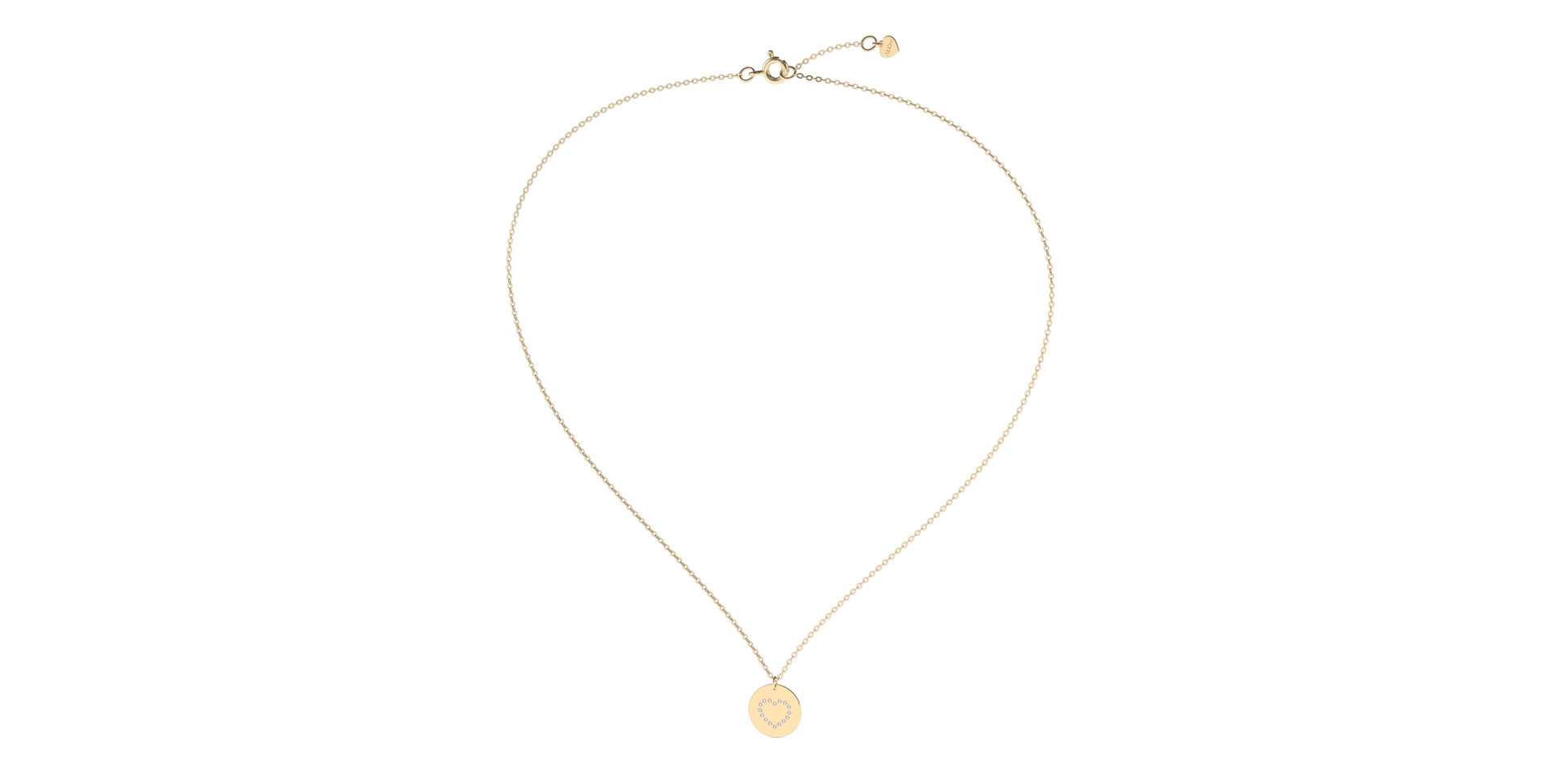 Náhrdelník s diamanty Diamonds Heart