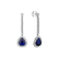 Náušnice s safírem a diamanty Royal Sky3