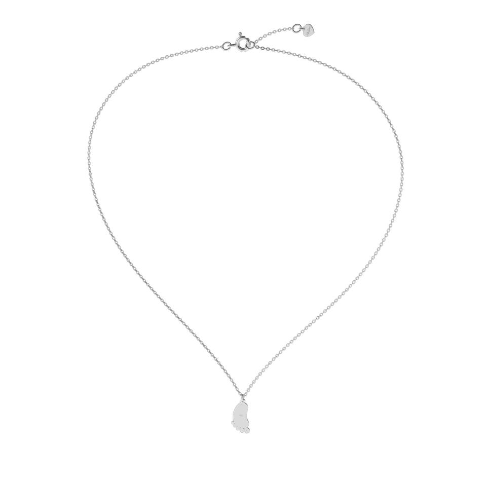Náhrdelník s diamantem Baby Foot