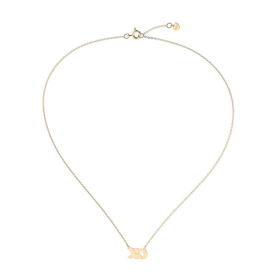 Náhrdelník s diamantem XO