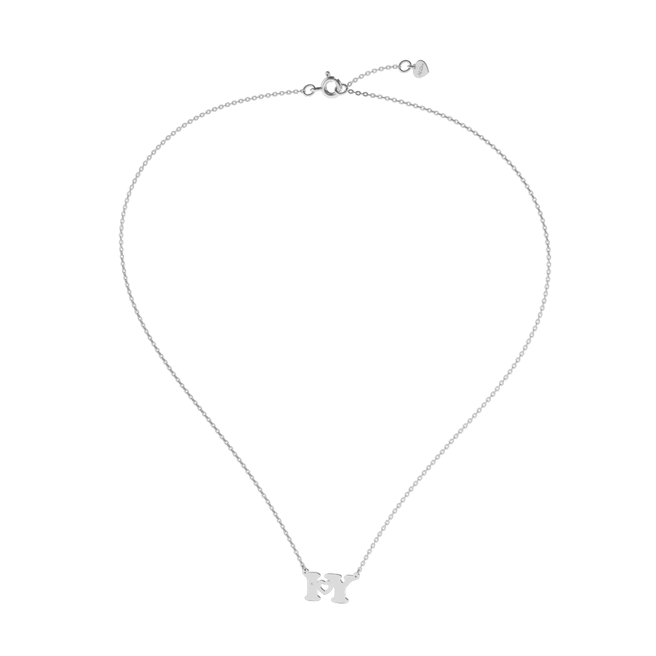 Náhrdelník s diamantem I Love U