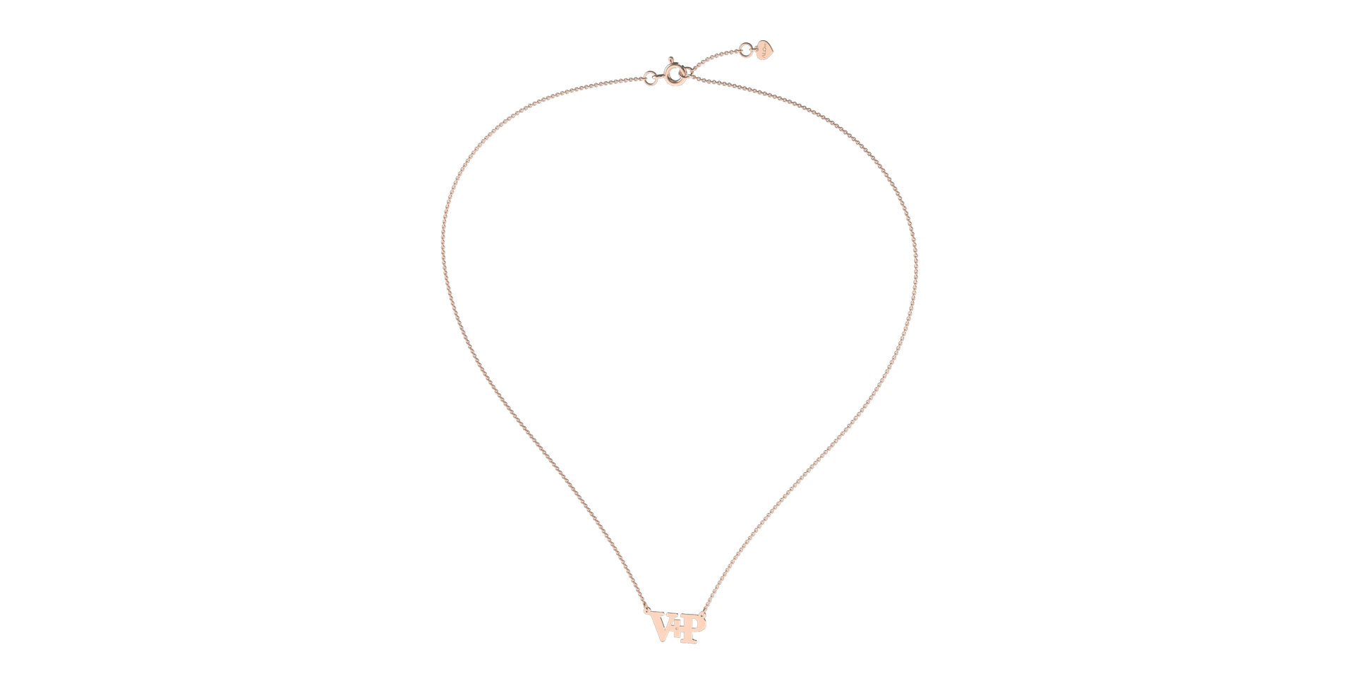 Náhrdelník s diamantem Initials