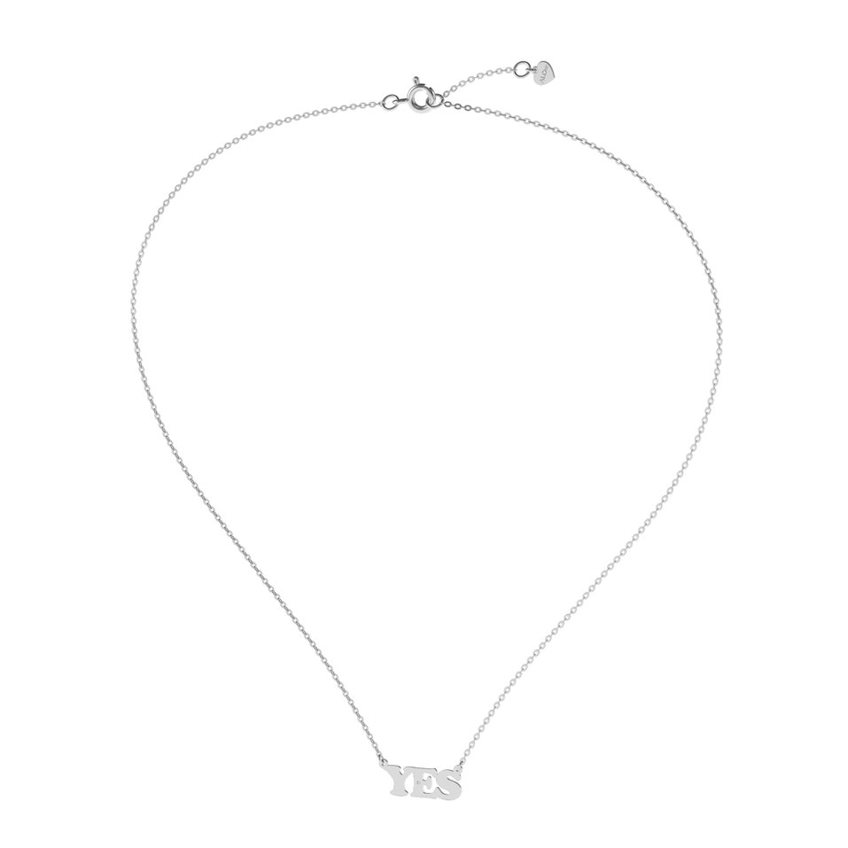 Náhrdelník s diamantem YES