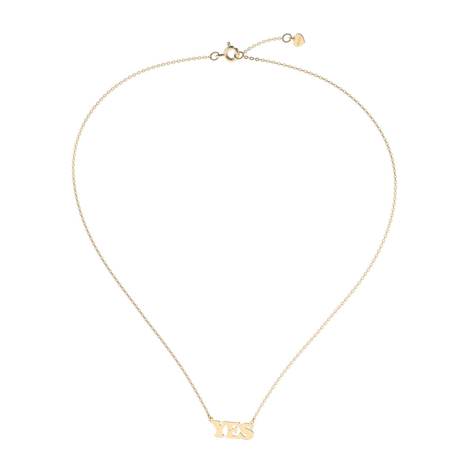 Náhrdelník s diamantem YES