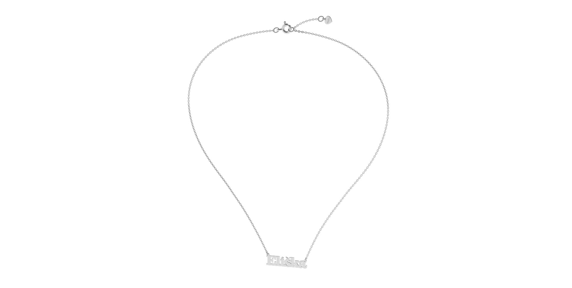 Náhrdelník s diamantem Classic name
