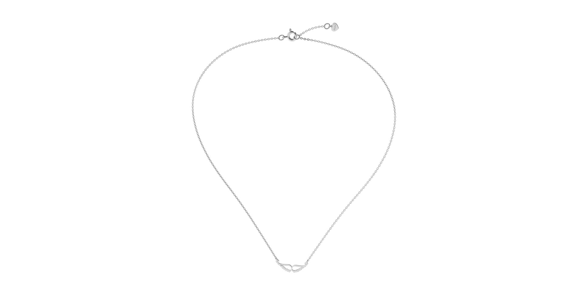 Náhrdelník s diamantem Wings