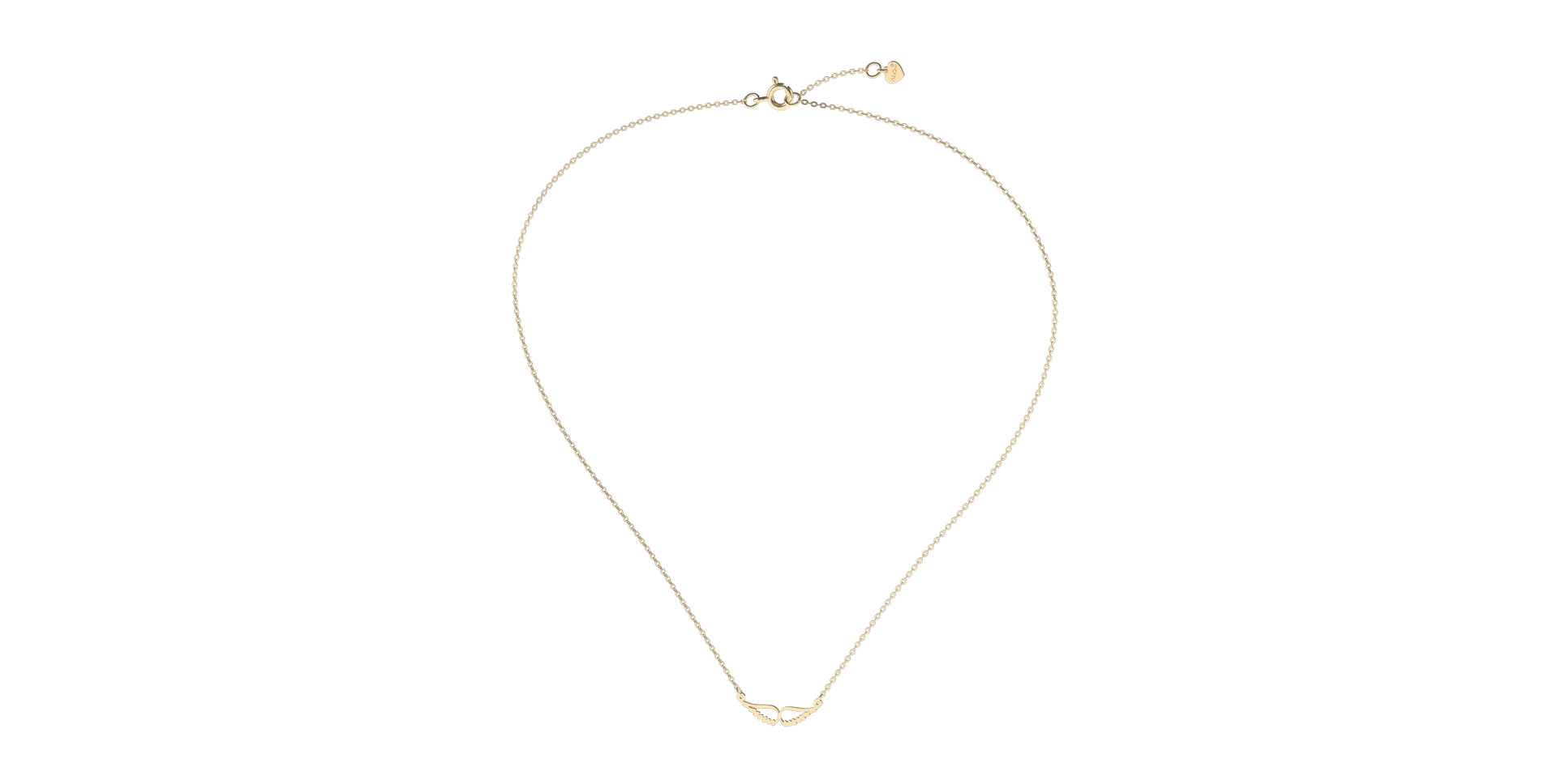 Náhrdelník s diamantem Wings