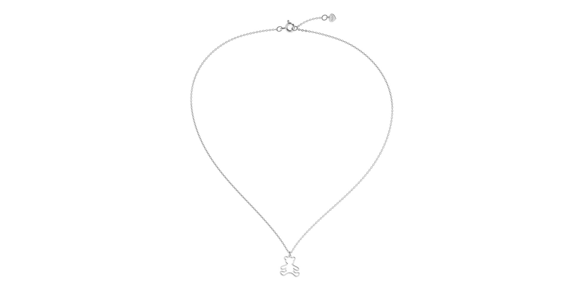 Náhrdelník s diamantem Teddy Bear