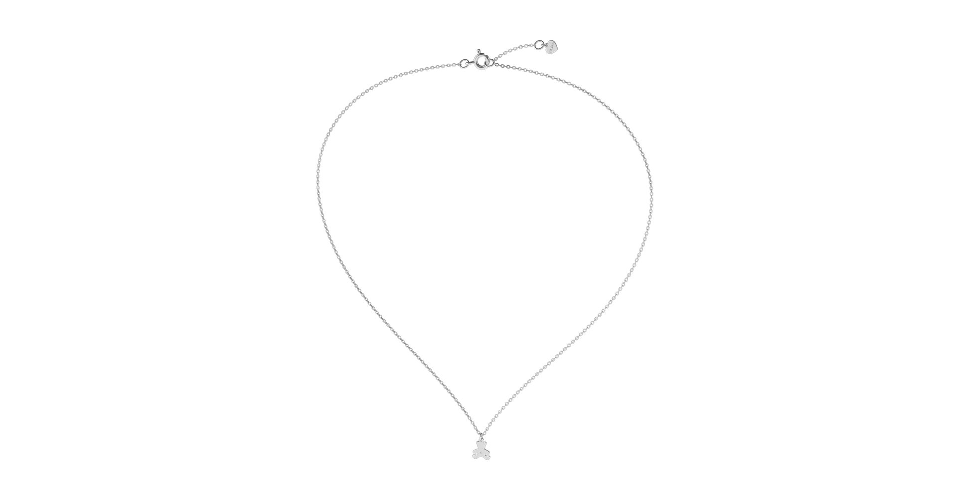 Náhrdelník s diamantem Teddy Bear