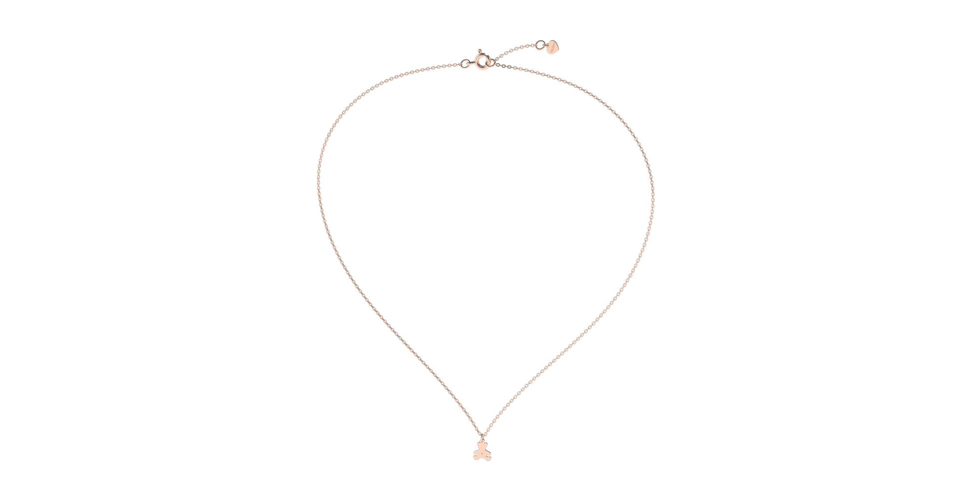 Náhrdelník s diamantem Teddy Bear