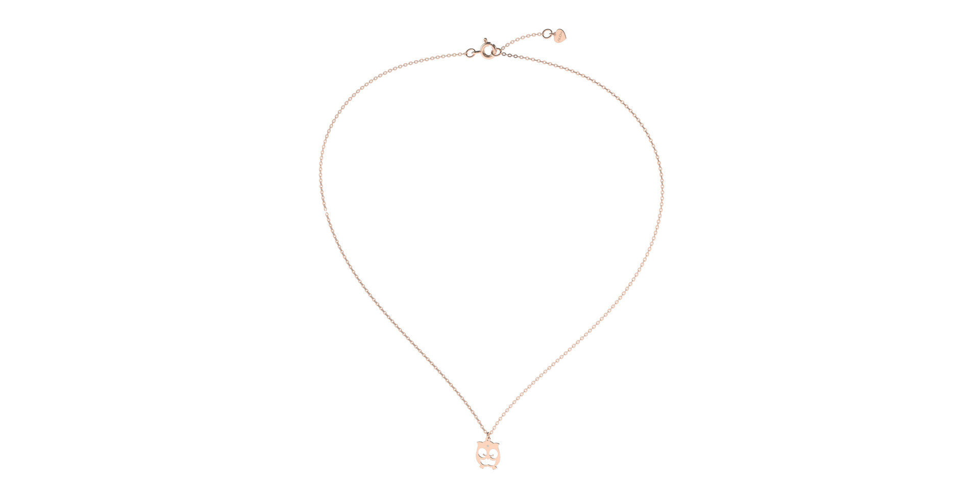 Náhrdelník s diamantem Lovely Owl