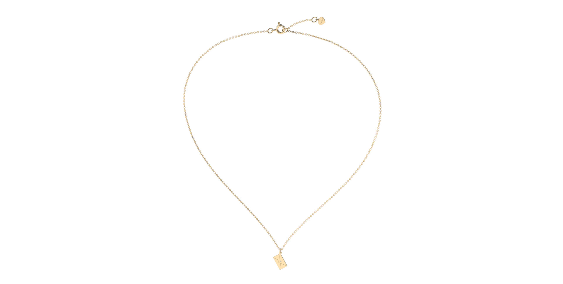 Náhrdelník s diamantem Letter of Love