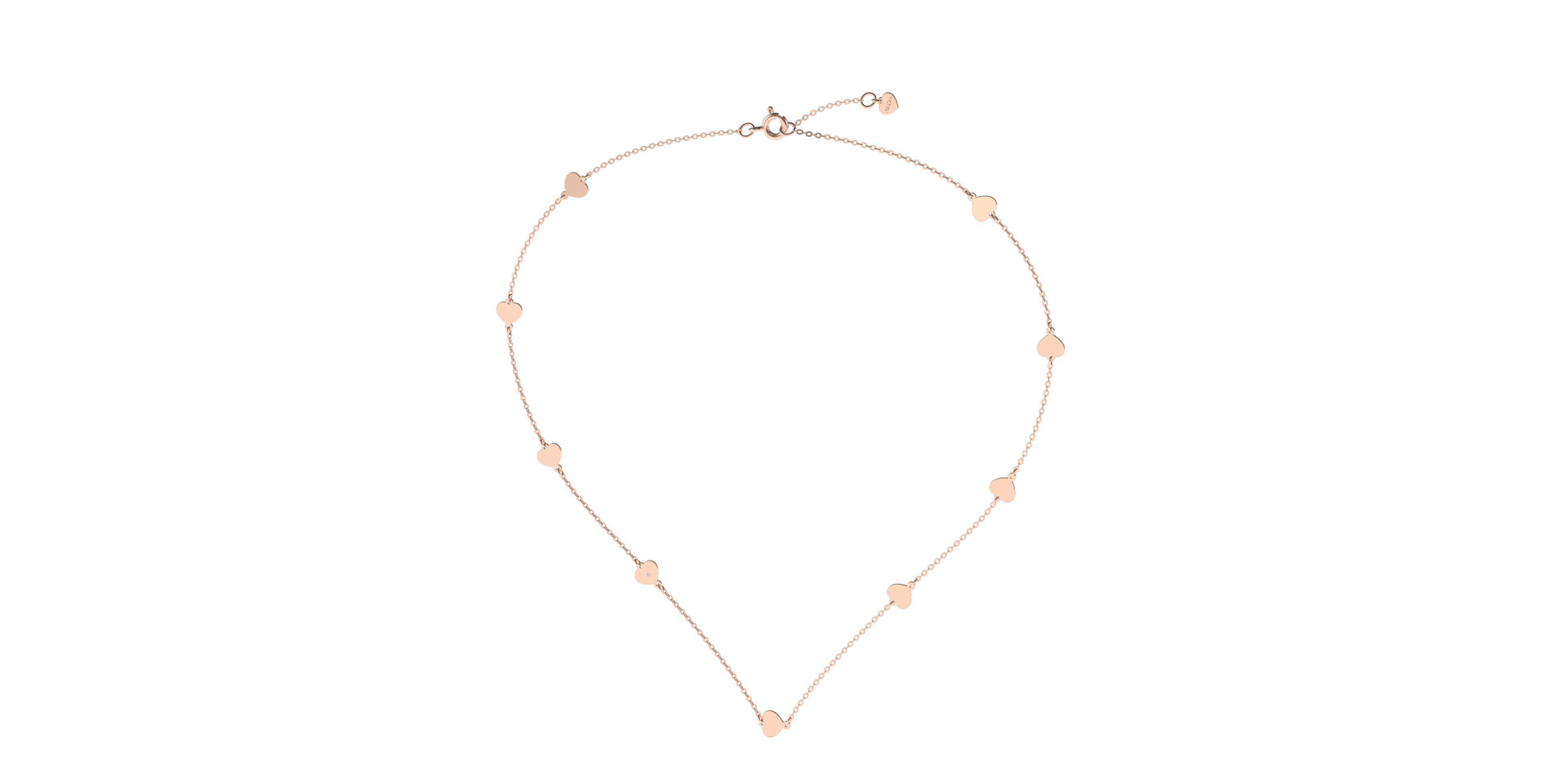 Náhrdelník s diamantem Little Heart