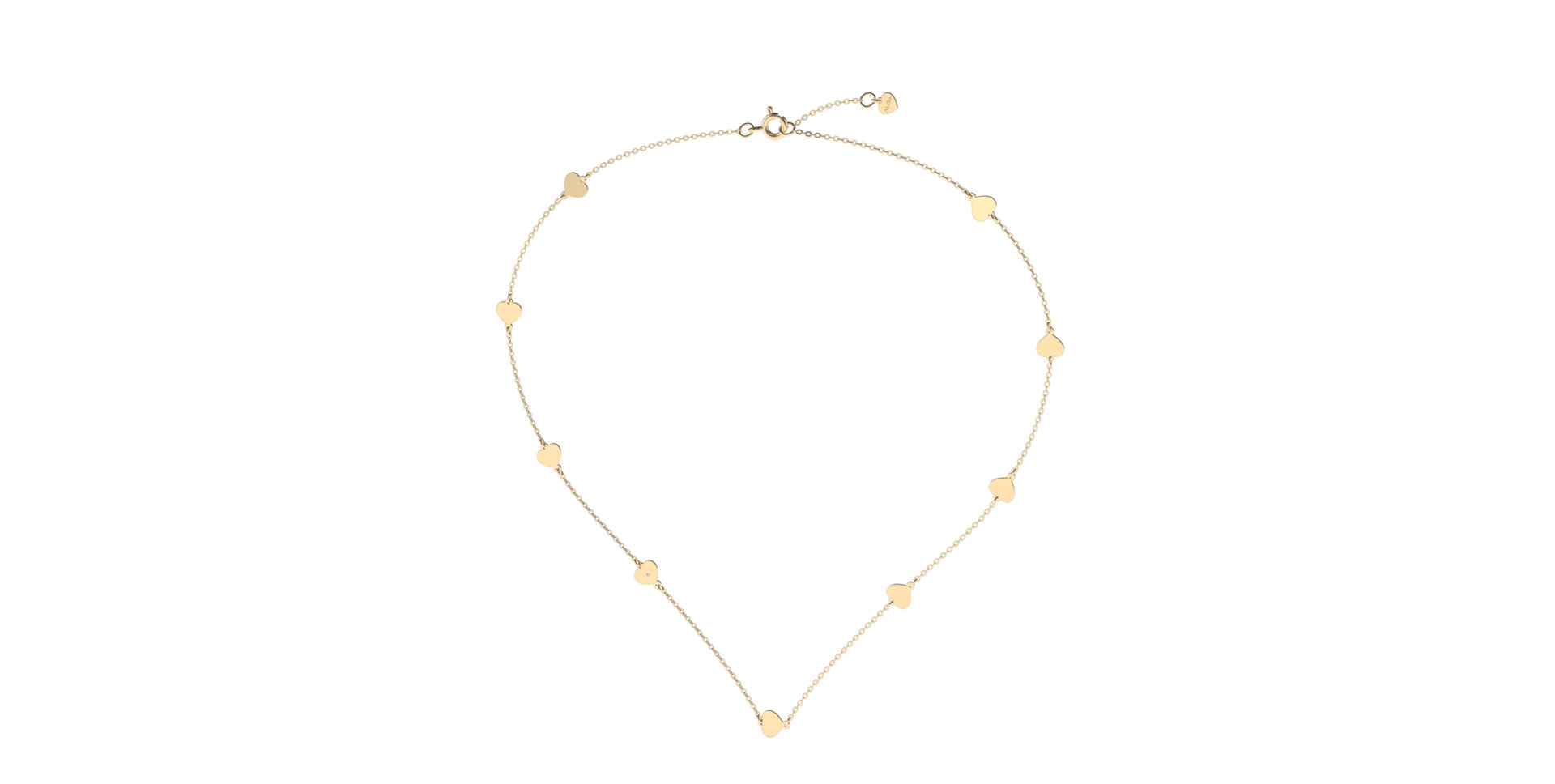 Náhrdelník s diamantem Little Heart