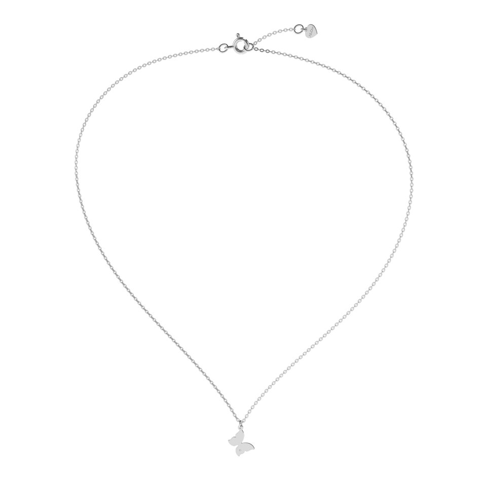 Náhrdelník s diamantem Lovely Butterfly