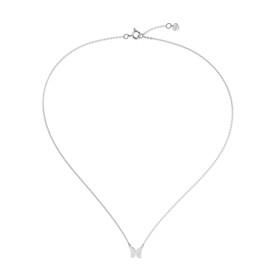 Náhrdelník s diamantem Extra Butterfly