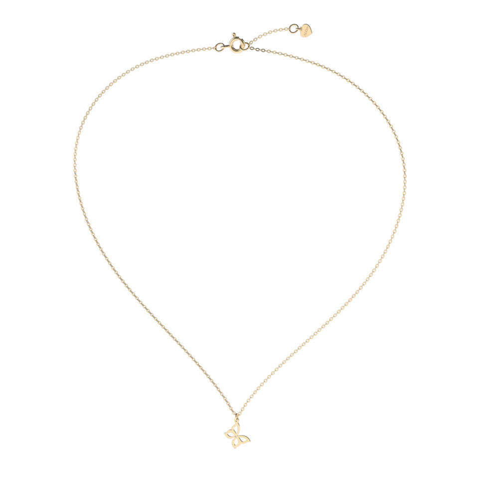 Náhrdelník s diamantem Extraordinary Butterfly