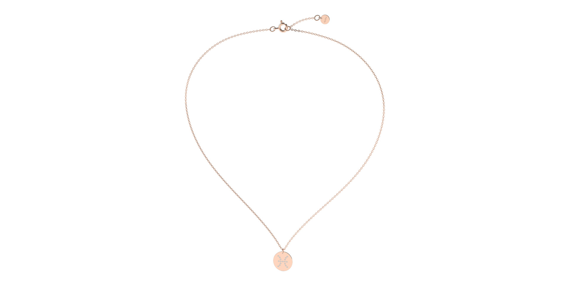 Náhrdelník s diamanty Pisces